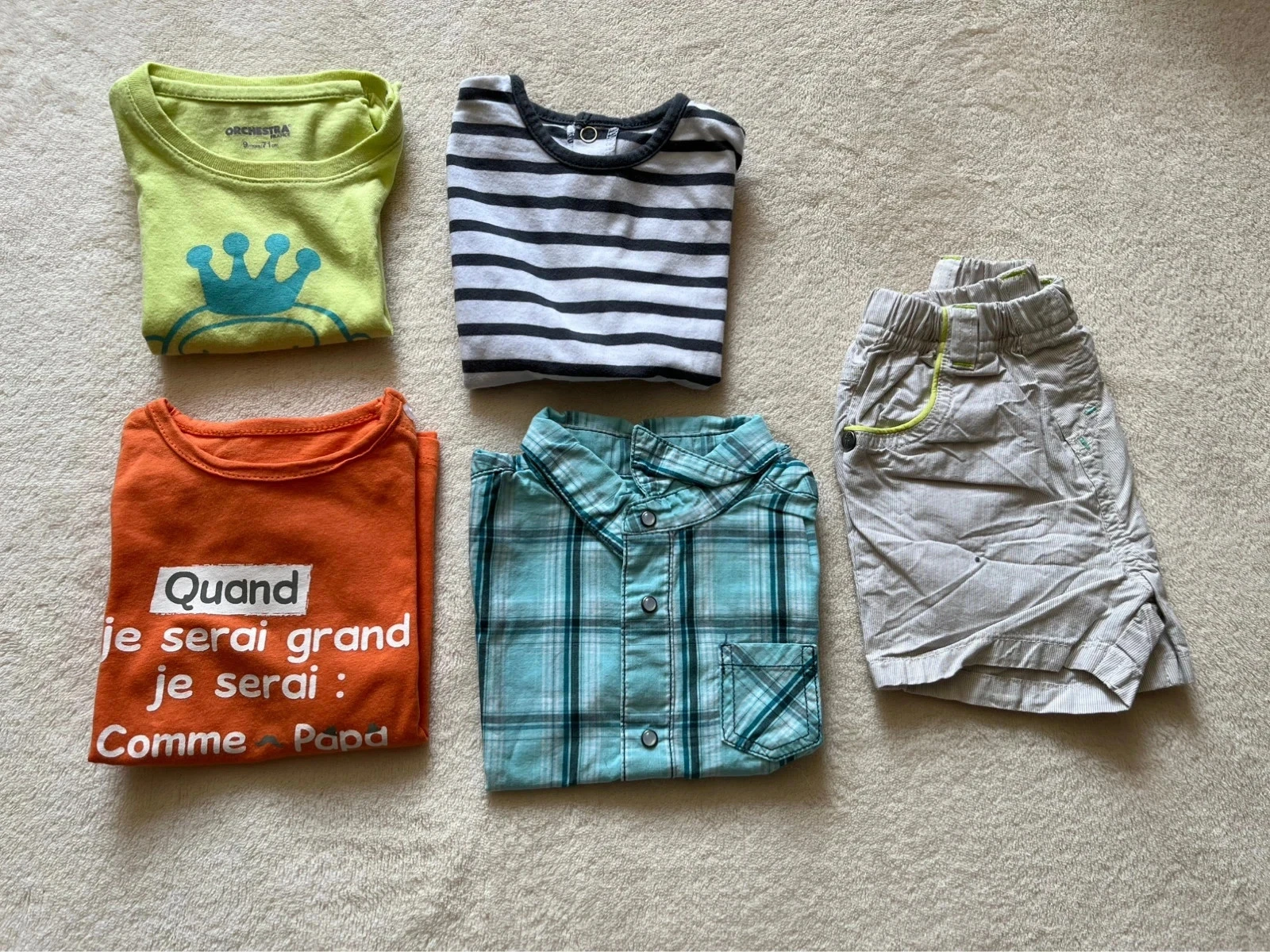 Lot bébé garçon 9 mois ultra stylé été 👶